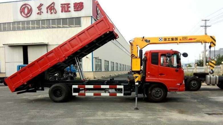 東風(fēng)隨車吊帶自卸 東風(fēng)隨車吊帶自卸